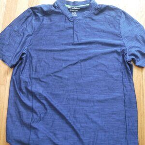 Tommy Bahama Mens Size XL Blue Shirt Button Island Zone